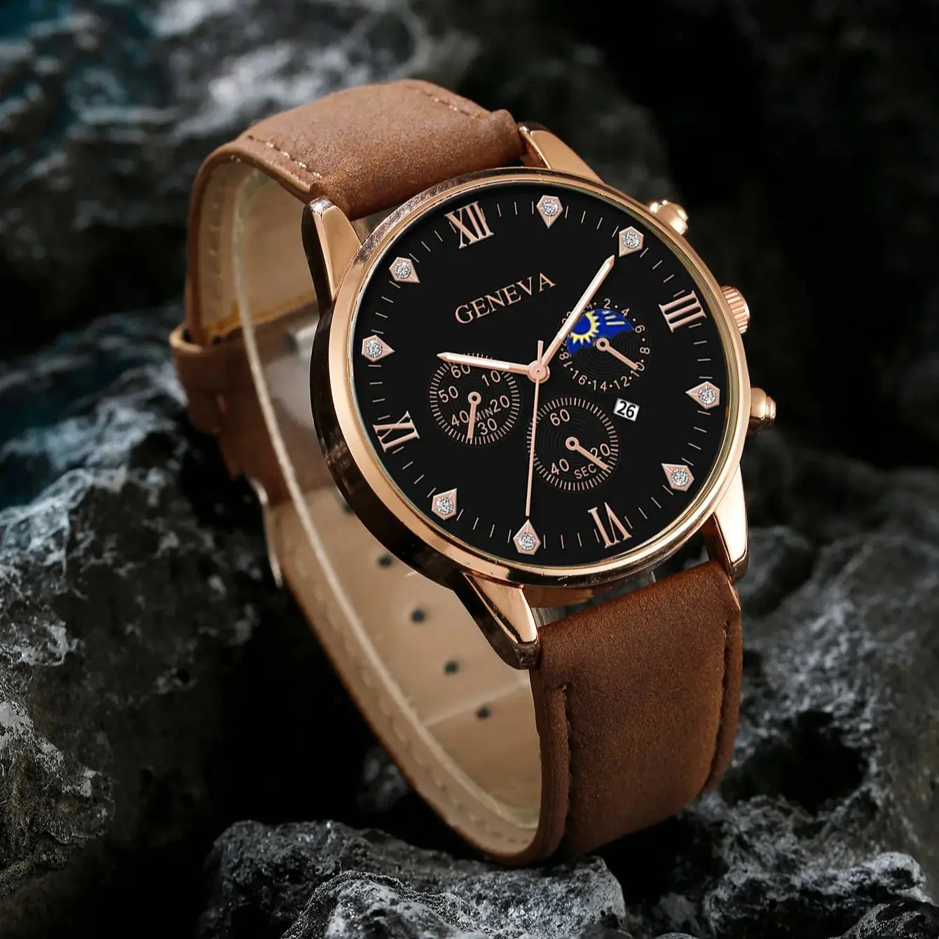 2PCS Men'sFashion Classic Quartz - Image 5