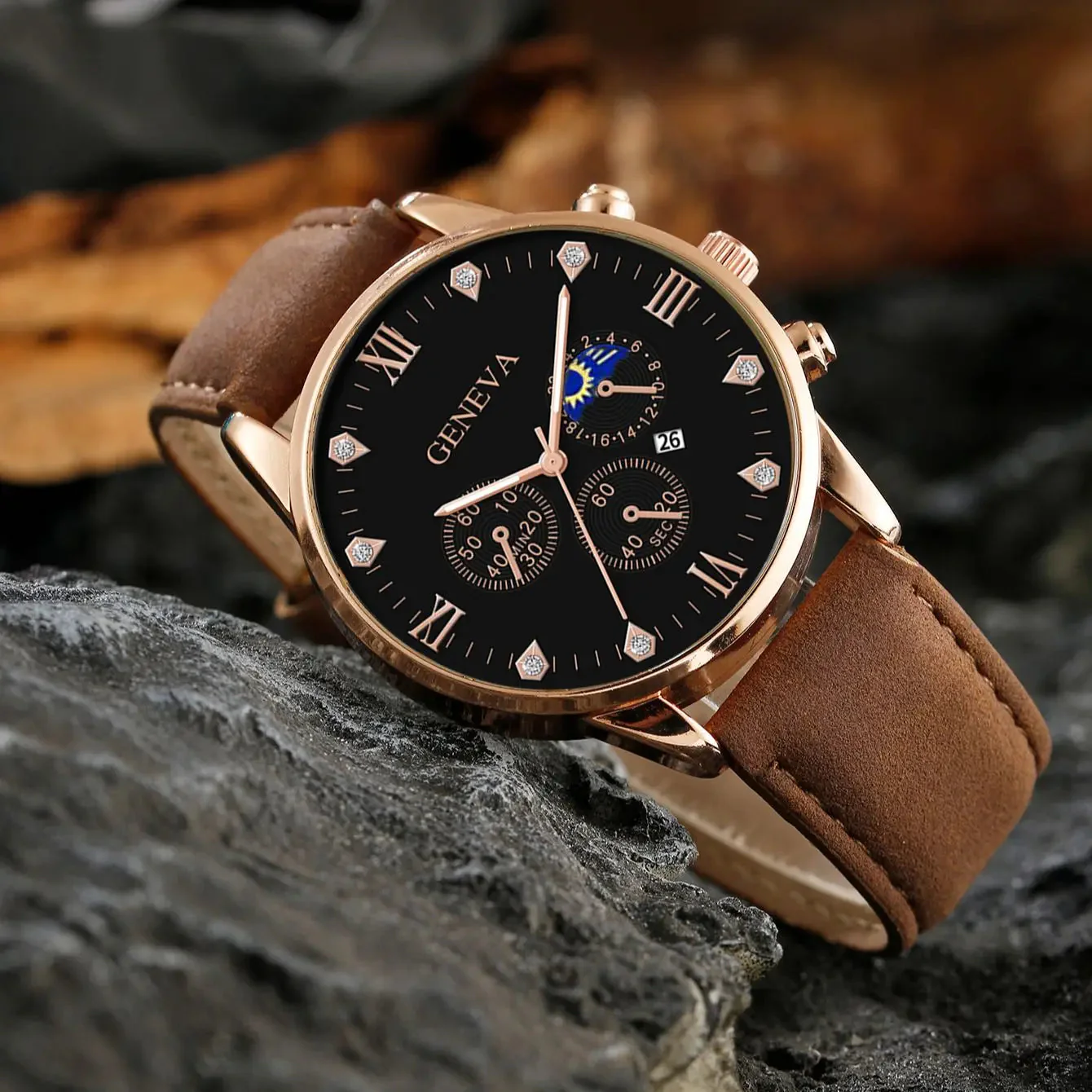 2PCS Men'sFashion Classic Quartz - Image 6
