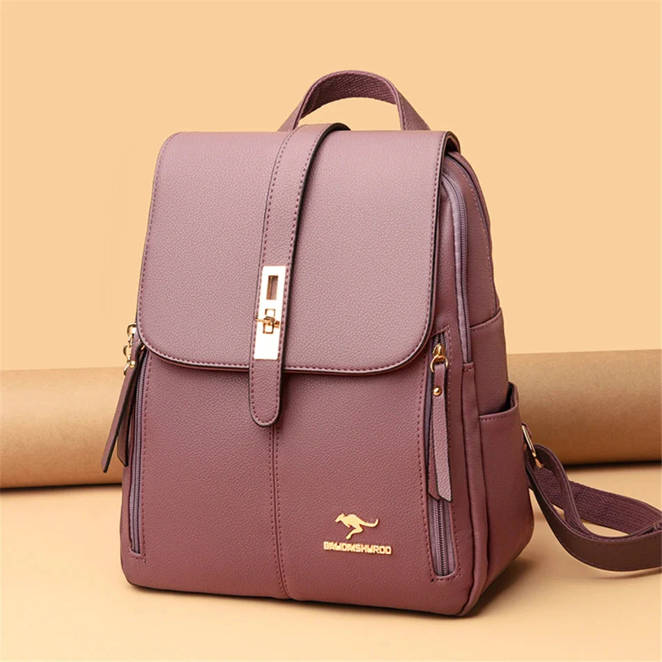 Aurora Leather Backpack - Image 3