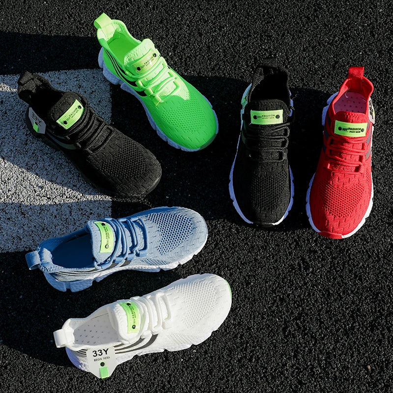 Blue Wolf Unisex Running and Walking Sneakers - Image 9