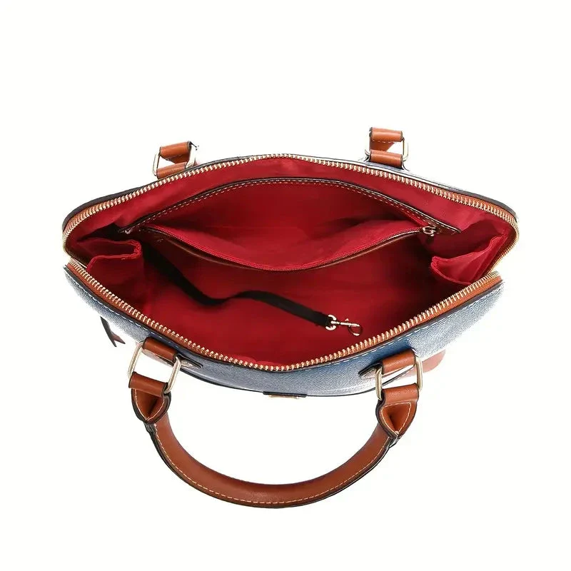 Retro Women's Leather Bag - Helena Classic - Image 11