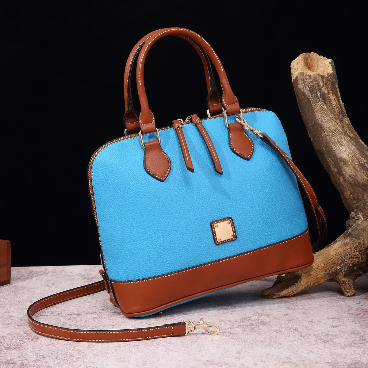 Retro Women's Leather Bag - Helena Classic - Image 7