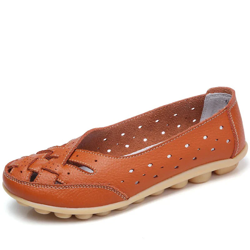Breathable Leather Loafers - Image 10