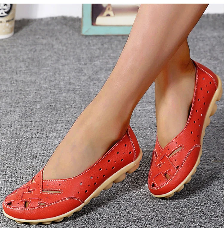 Breathable Leather Loafers - Image 12
