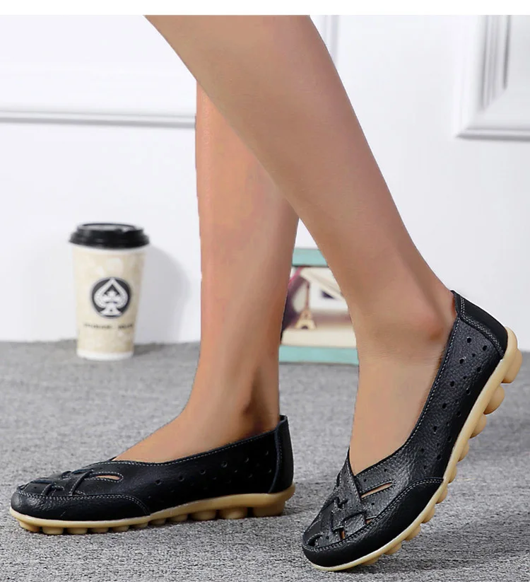 Breathable Leather Loafers - Image 13