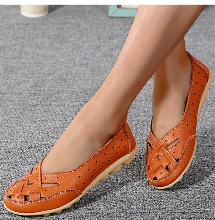 Breathable Leather Loafers - Image 15