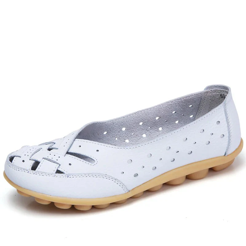Breathable Leather Loafers - Image 6
