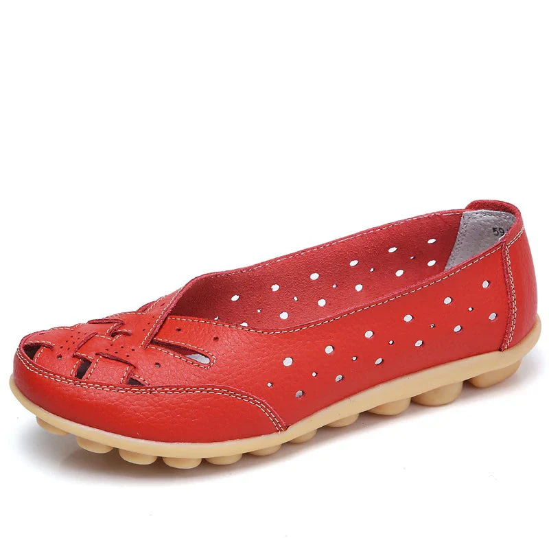 Breathable Leather Loafers - Image 7