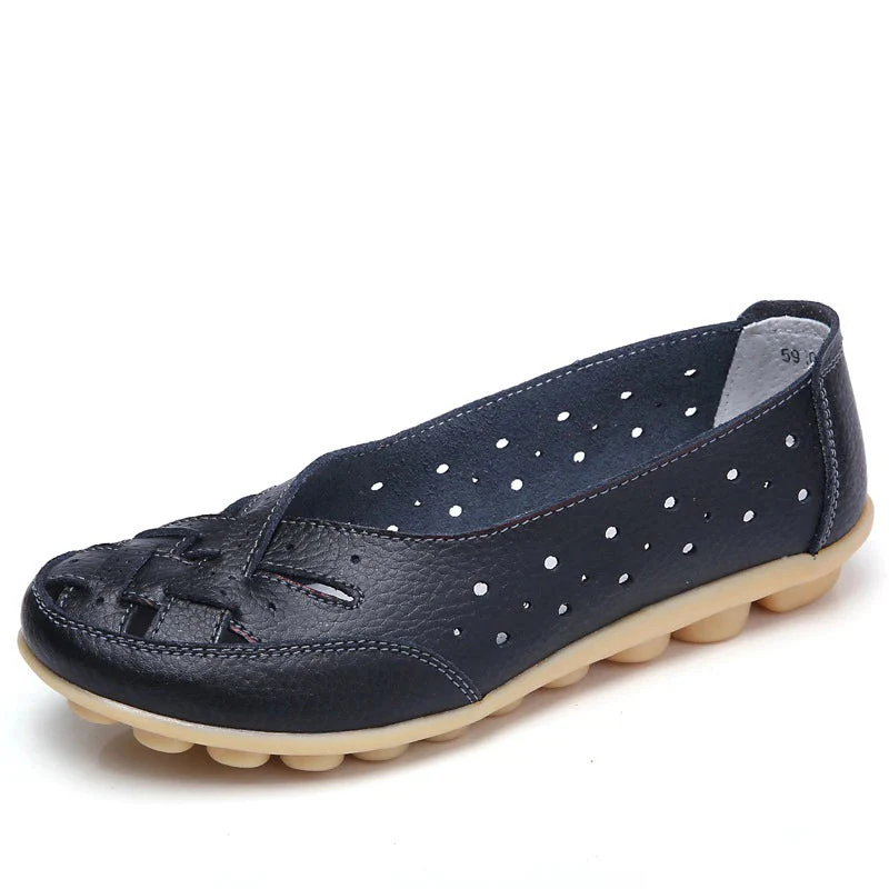 Breathable Leather Loafers - Image 8