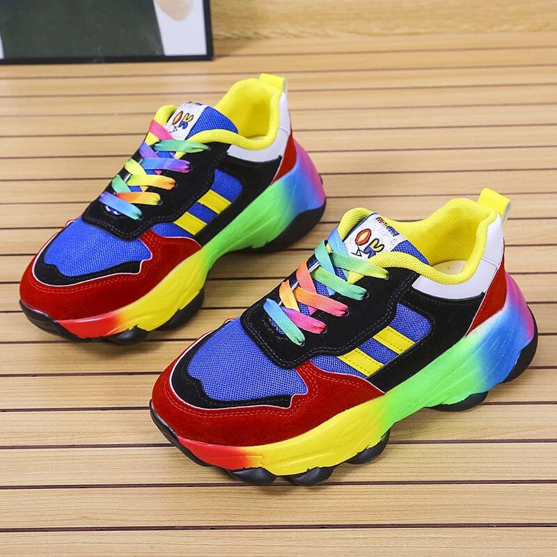 Ergonomic Rainbow Sneakers - Image 10