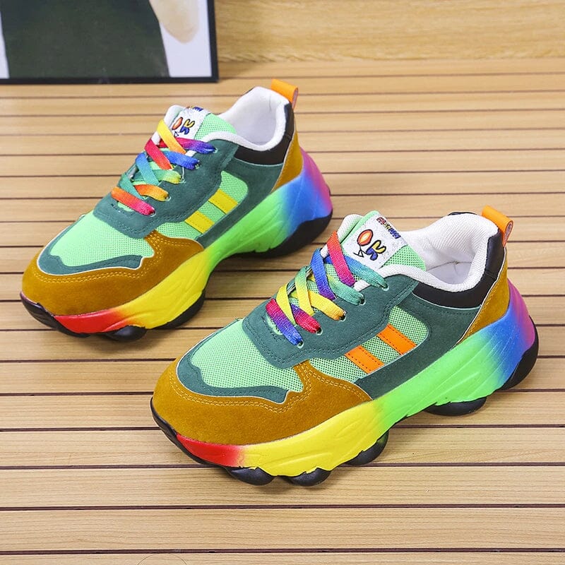 Ergonomic Rainbow Sneakers - Image 11