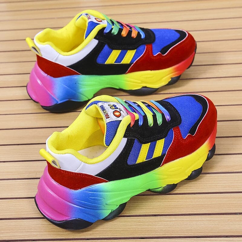 Ergonomic Rainbow Sneakers - Image 13