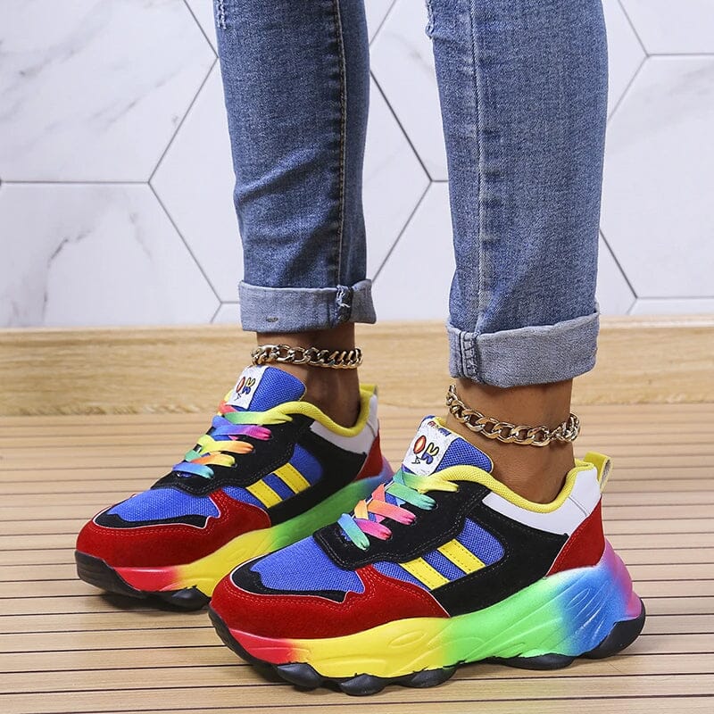 Ergonomic Rainbow Sneakers - Image 14