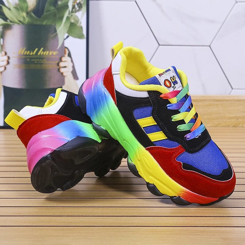 Ergonomic Rainbow Sneakers - Image 6