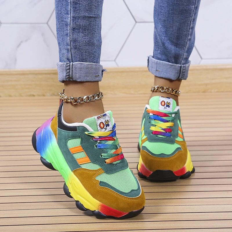 Ergonomic Rainbow Sneakers - Image 8