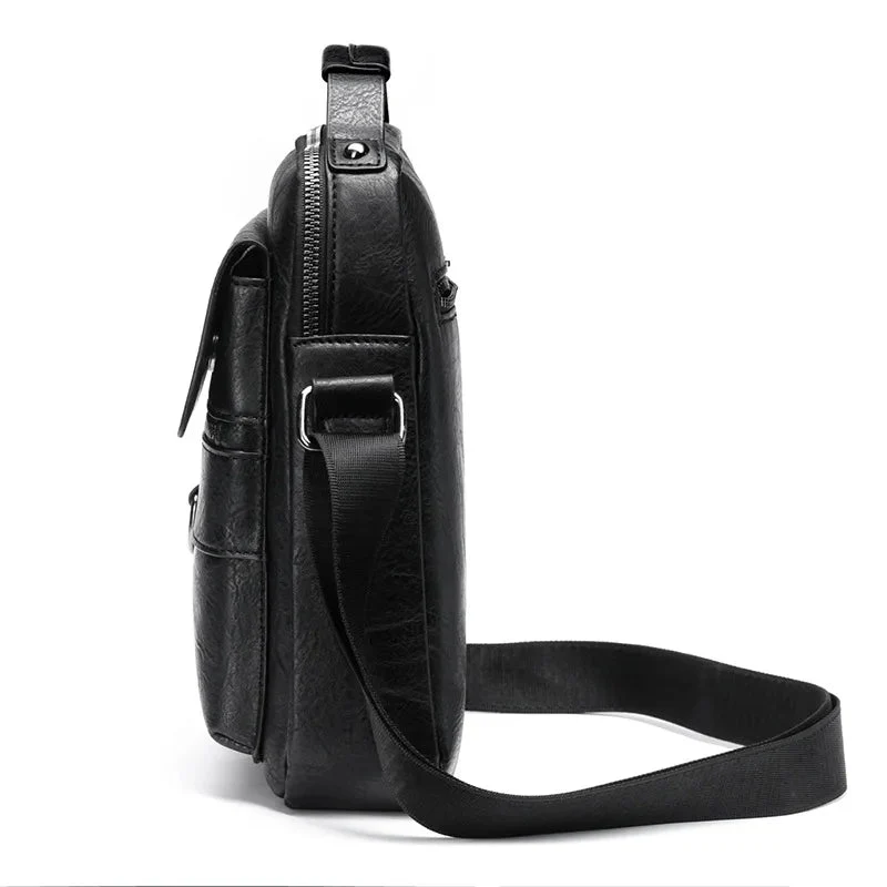 Forgeweix Men's Leather Crossbody Bag - Image 7