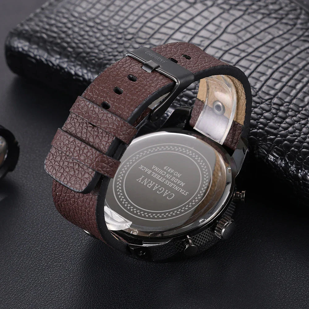 Heritage Leather Men's Watch - Image 3