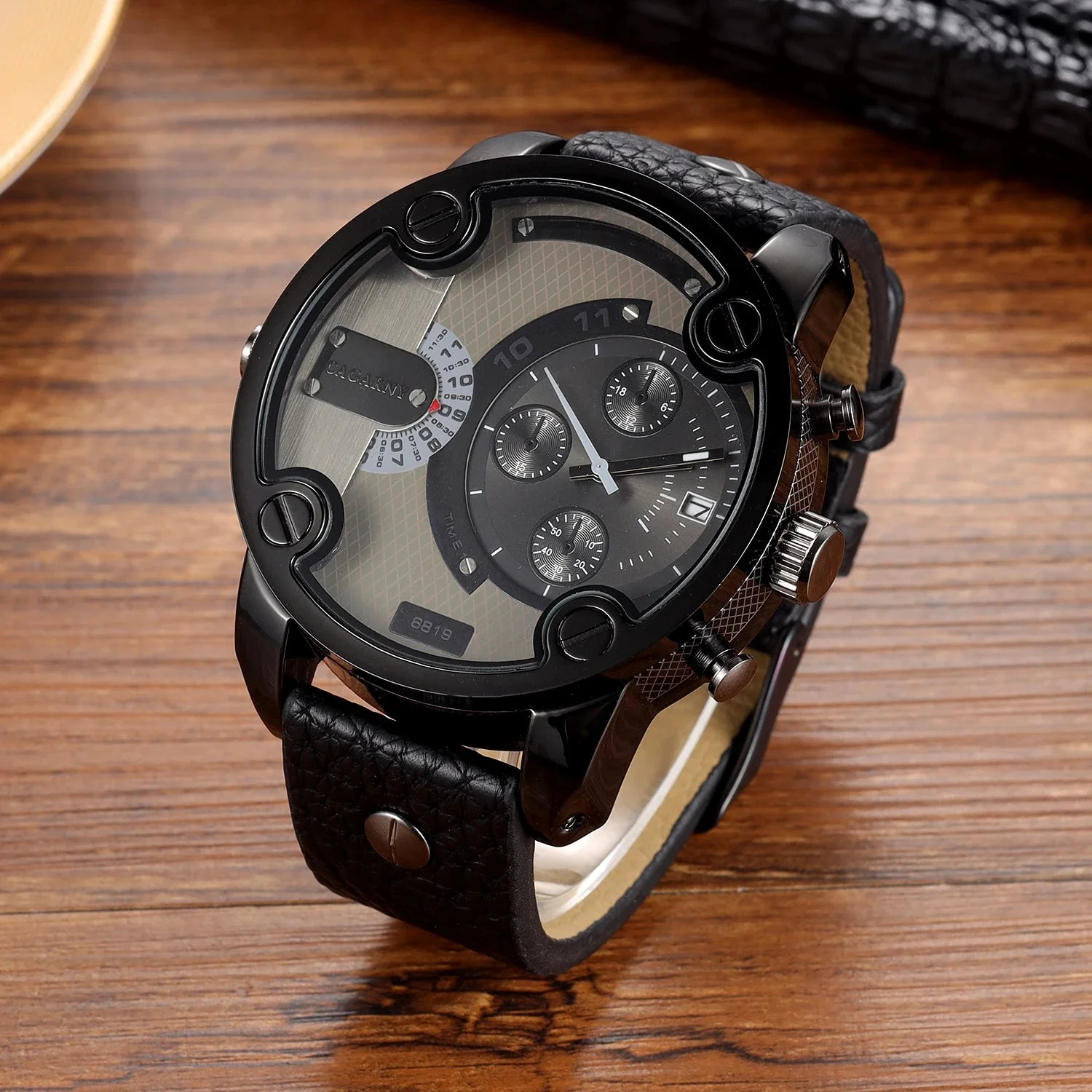 Heritage Leather Men's Watch - Image 4