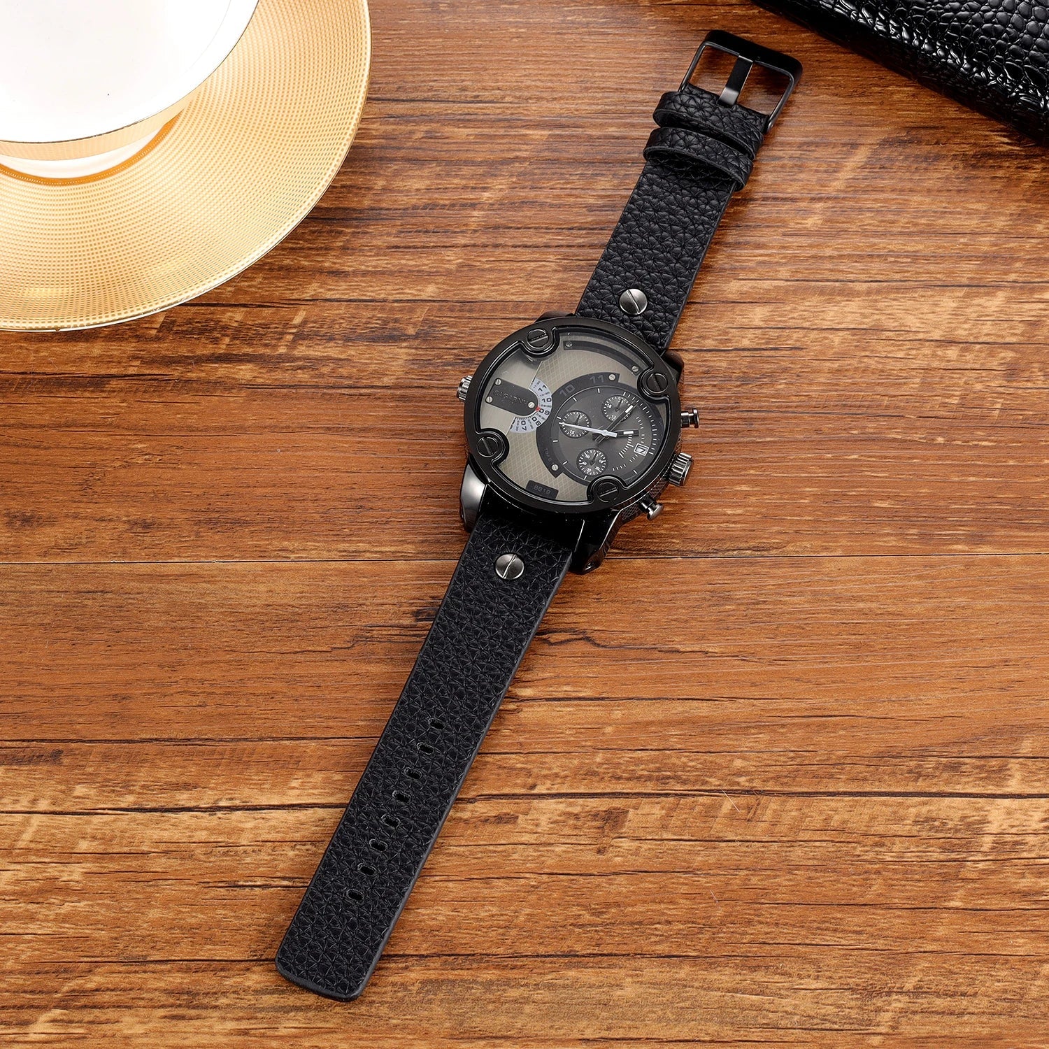 Heritage Leather Men's Watch - Image 5