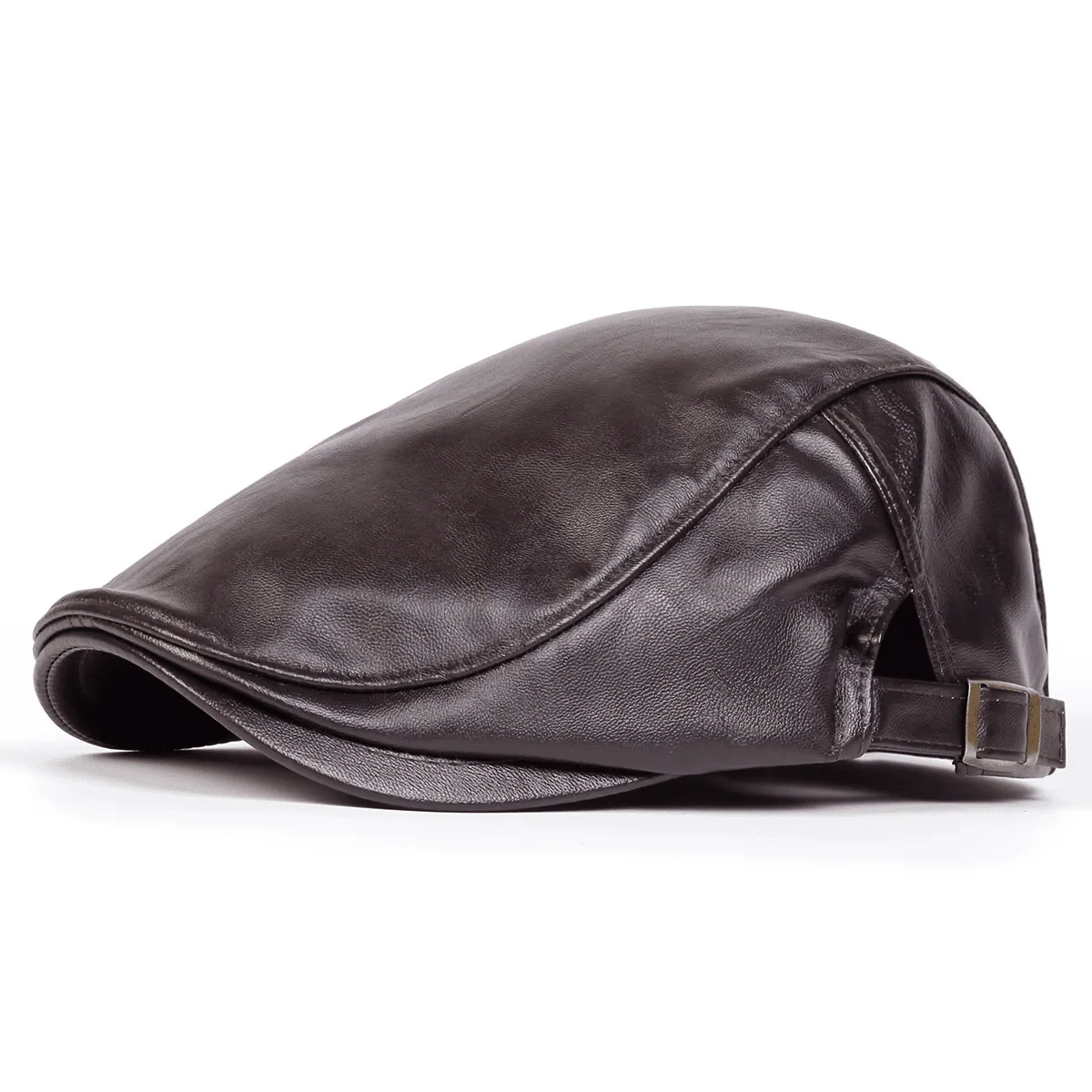 High Quality Trendy Leather Beret - Image 11
