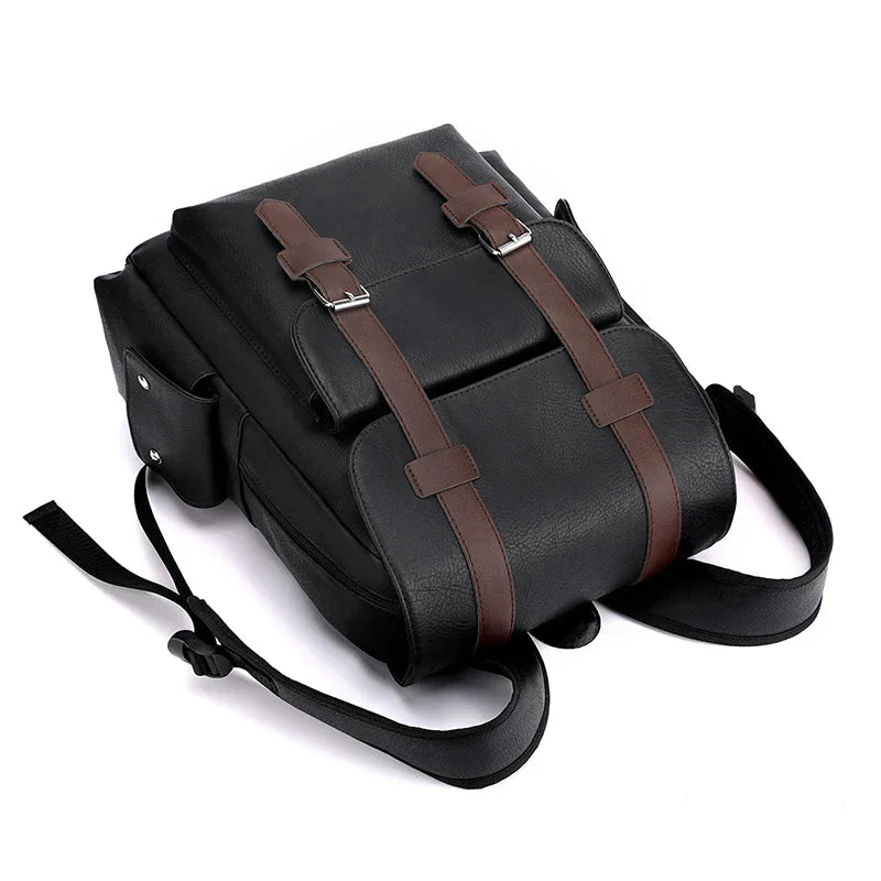 Leather Men's Backpack Balestrine - Image 12