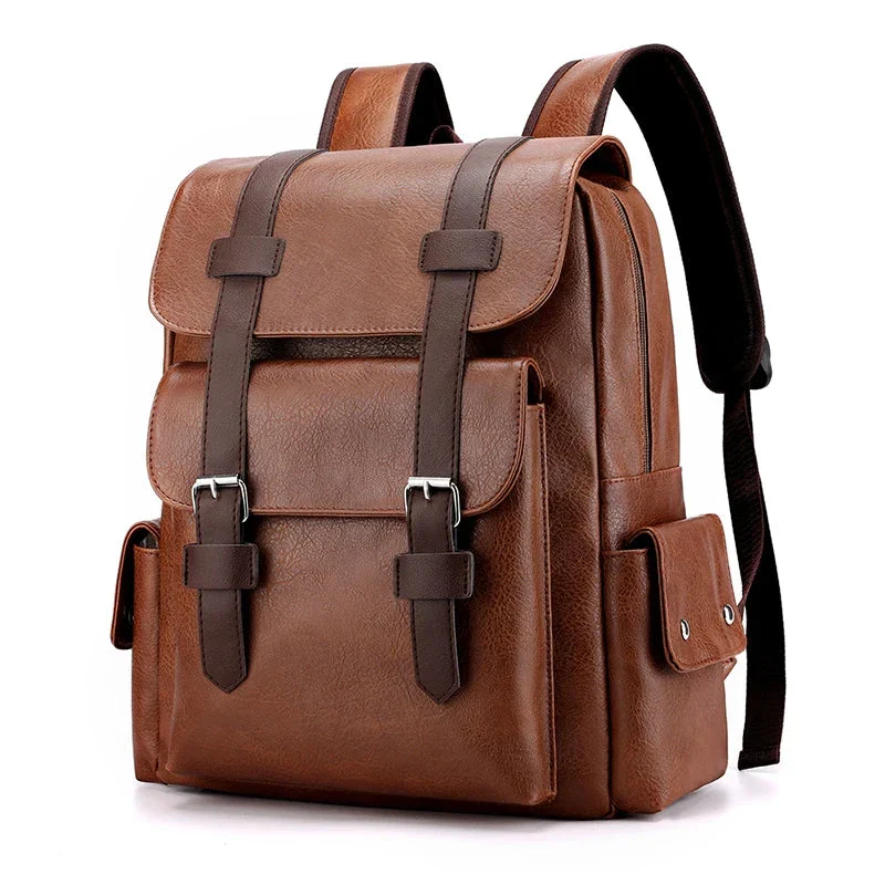 Leather Men's Backpack Balestrine - Image 28