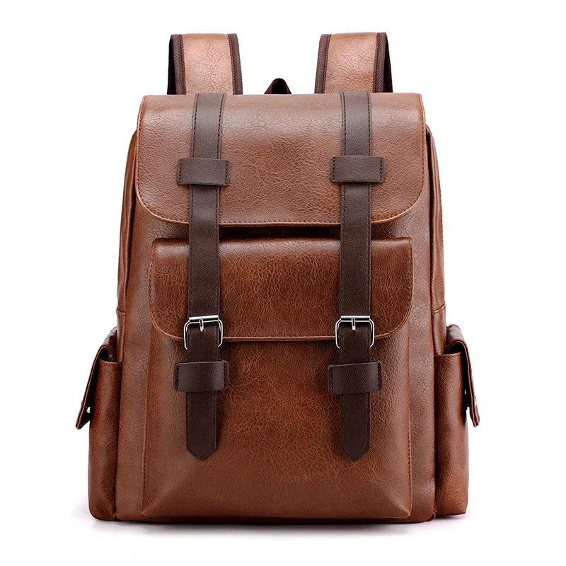 Leather Men's Backpack Balestrine - Image 6