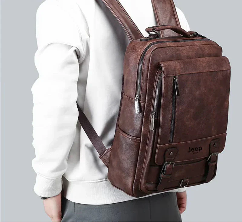 London Leather Backpack - Image 10