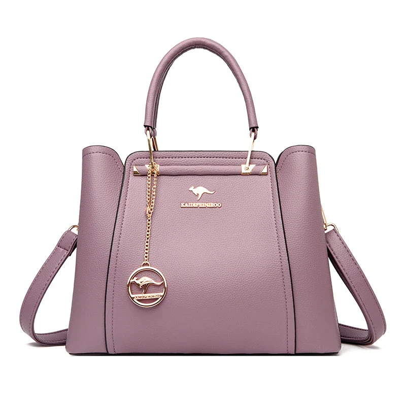 Luxurious Soft Leather Women's Shoulder and Crossbody Bag - Image 16