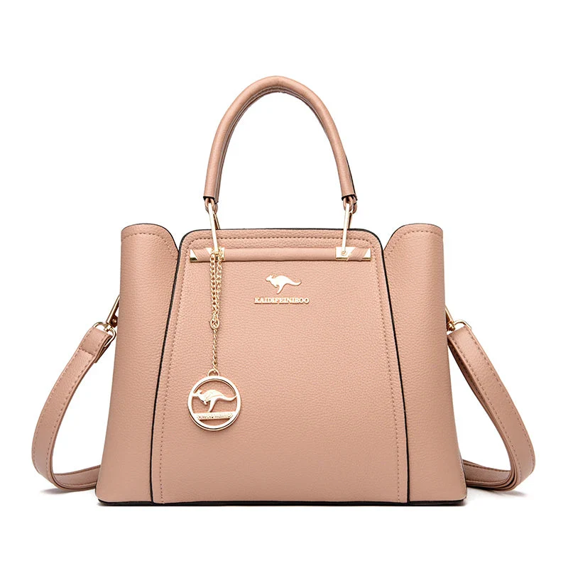 Luxurious Soft Leather Women's Shoulder and Crossbody Bag - Image 17