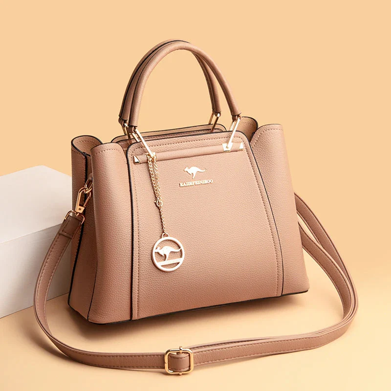 Luxurious Soft Leather Women's Shoulder and Crossbody Bag - Image 7