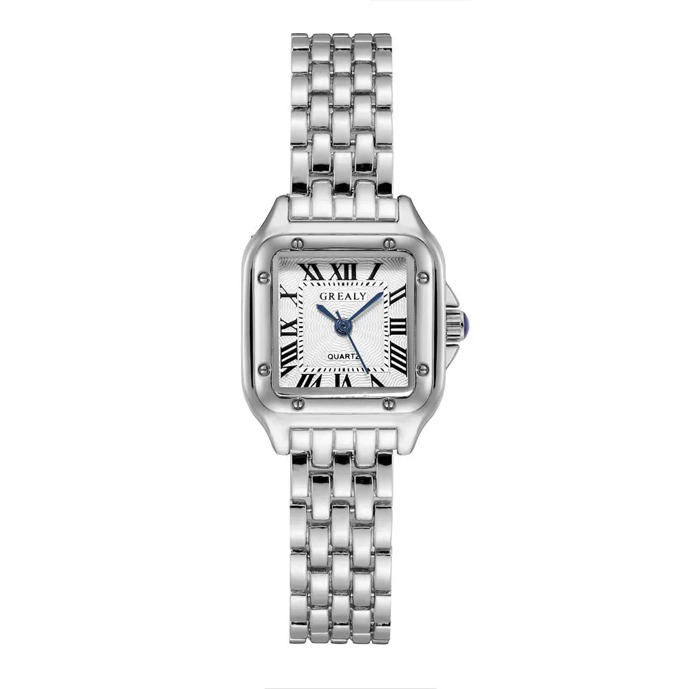 Luxury Quartz Women's Wristwatch with Roman Numerals - Image 7