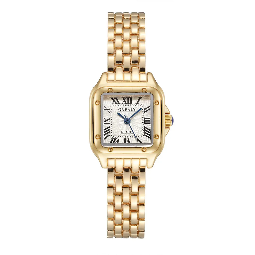 Luxury Quartz Women's Wristwatch with Roman Numerals - Image 8