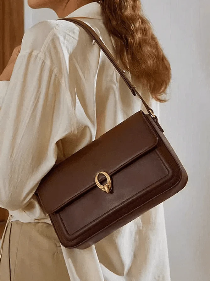 Mariah Luxury Leather Crossbody Bag - Image 6