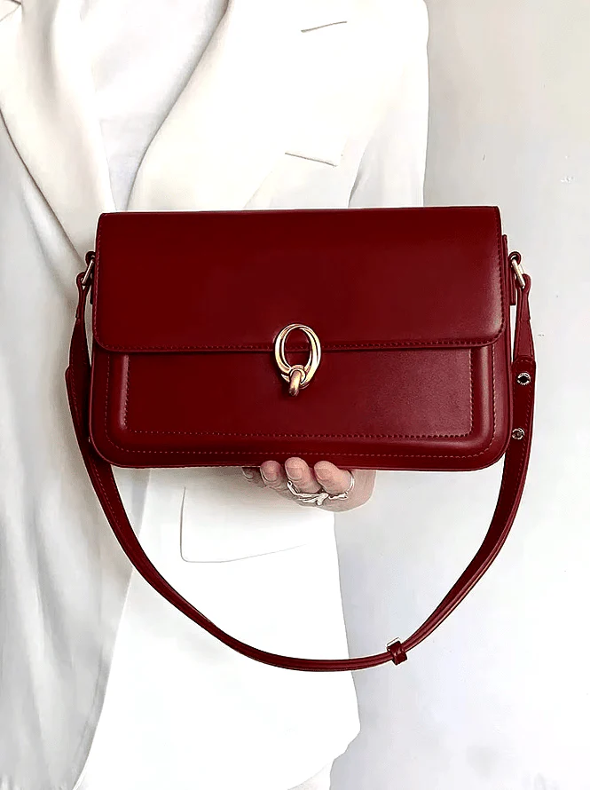 Mariah Luxury Leather Crossbody Bag - Image 9