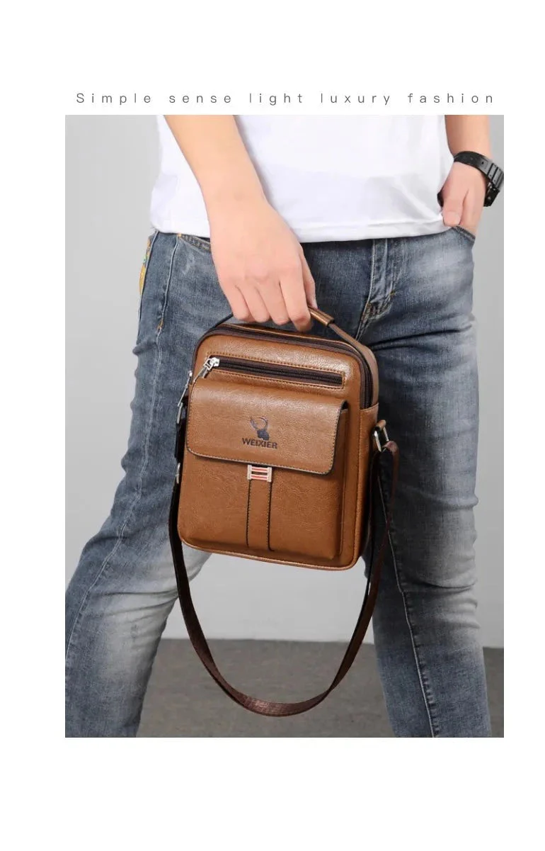 Men's Leather Bag Weix - Image 10