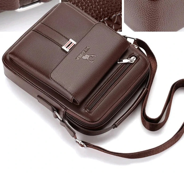 Men's Leather Bag Weix - Image 11