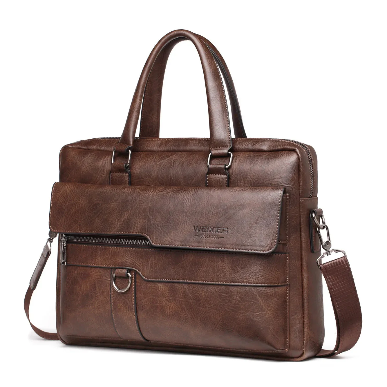Men's Leather Briefcase Bag Wex - Image 3