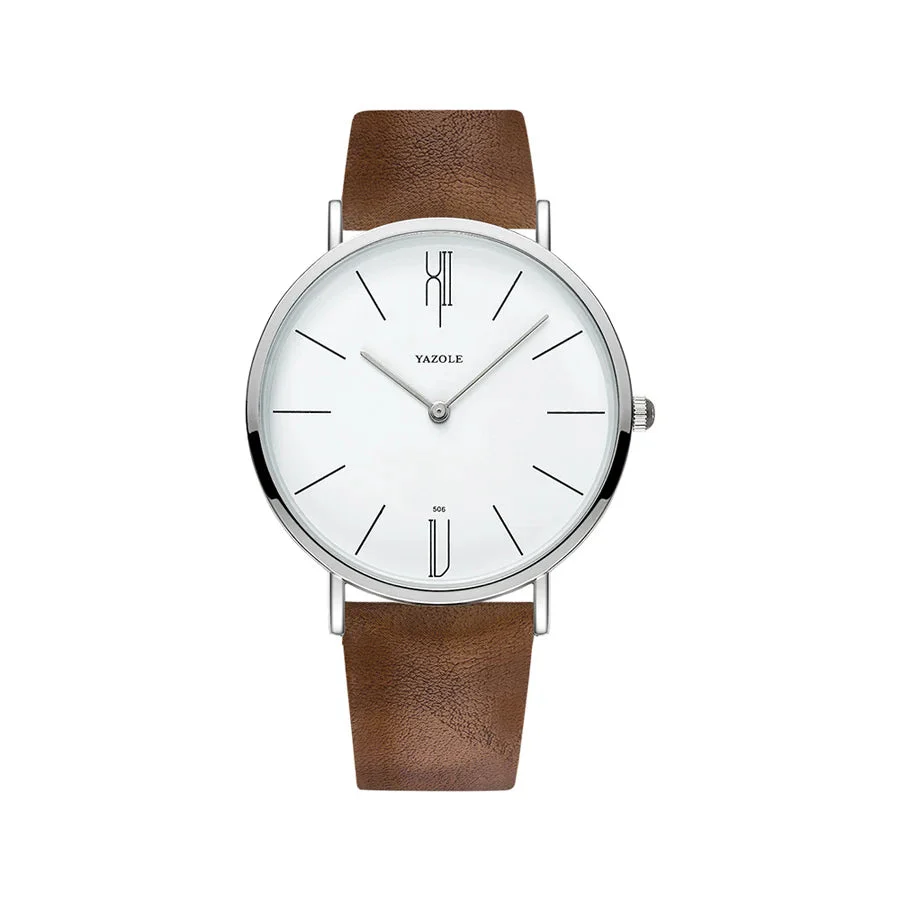 Men's Leather Luxury Watch Veron - Image 11