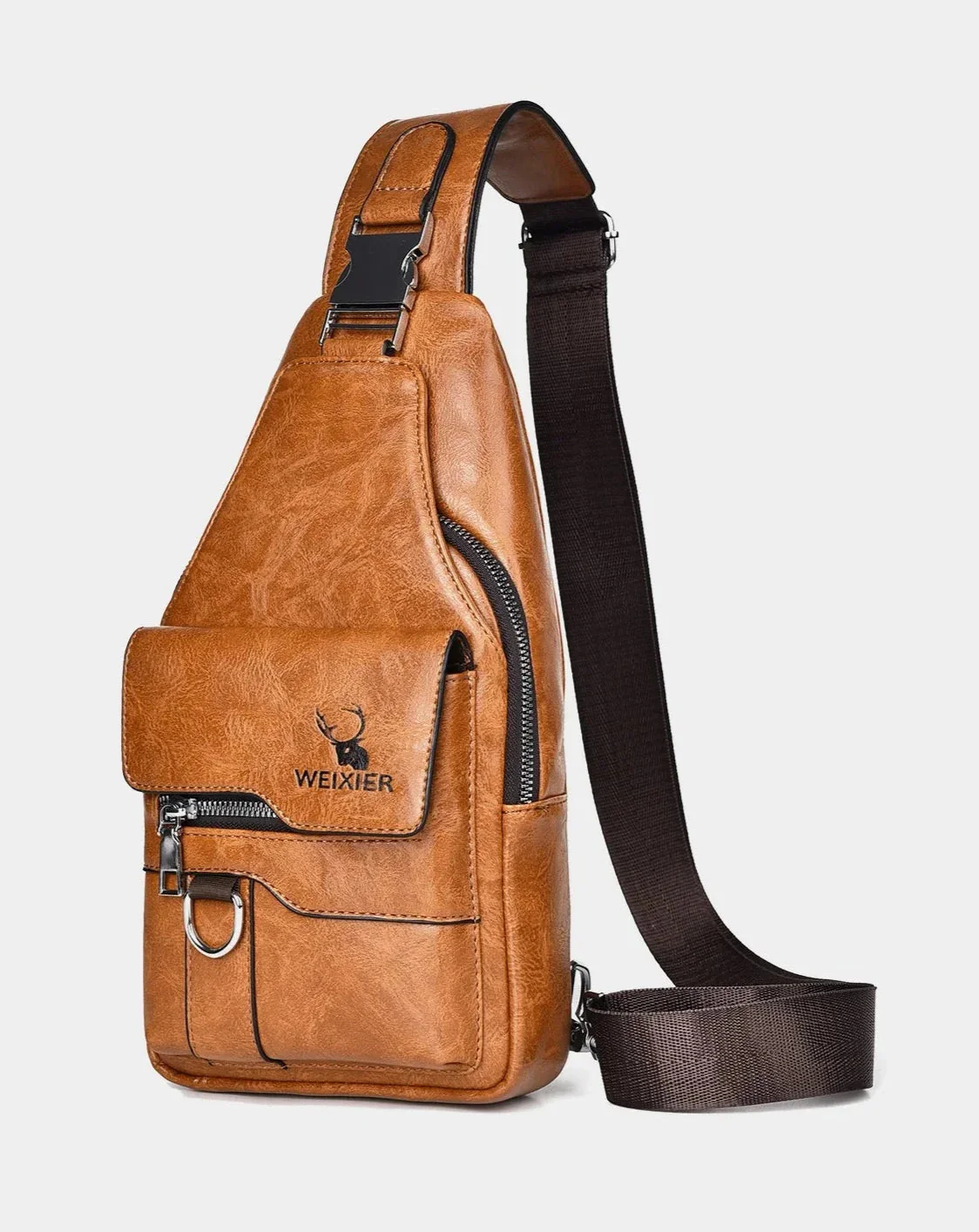 Phoenix Leather Crossbody Bag - Image 15