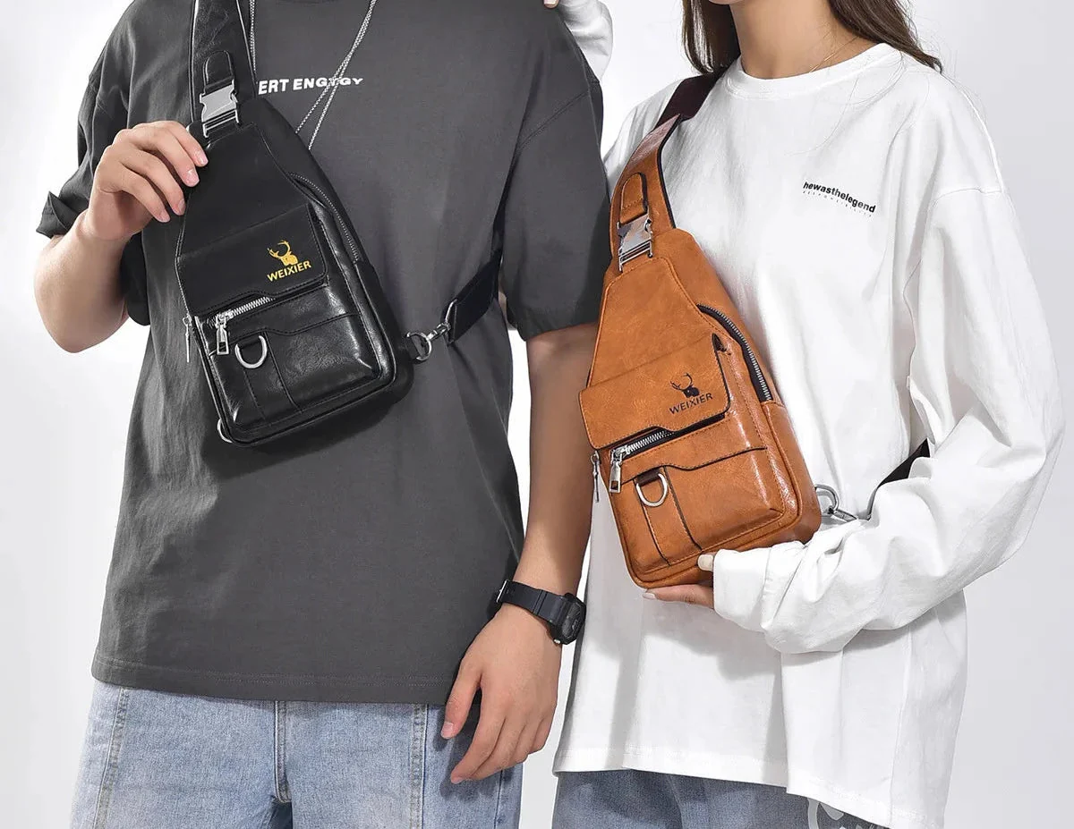 Phoenix Leather Crossbody Bag - Image 25