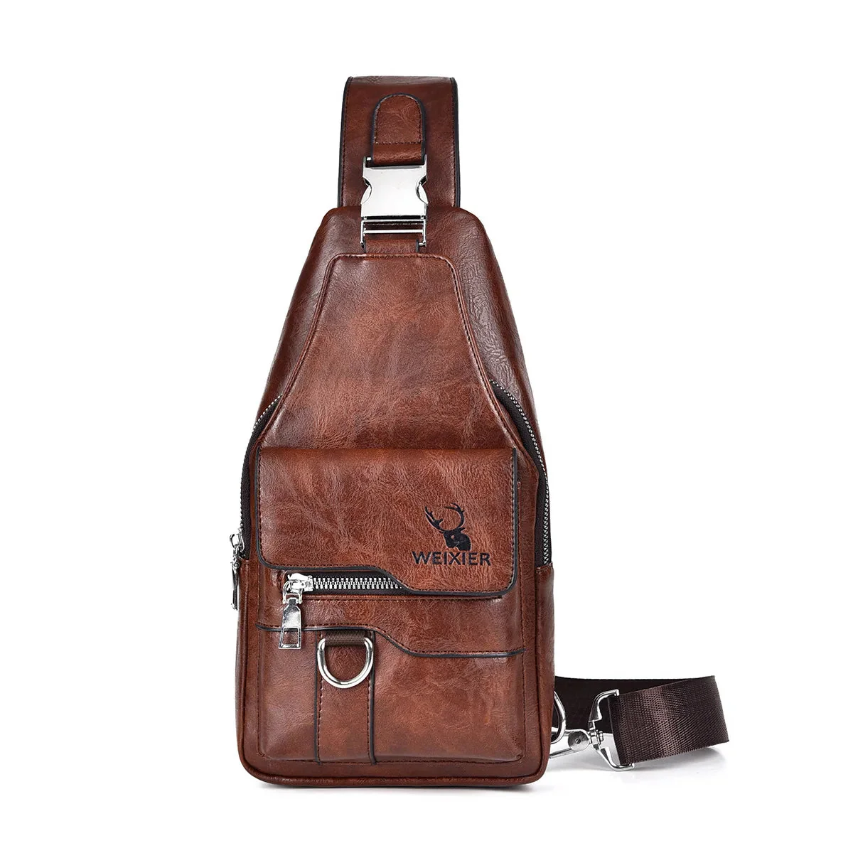 Phoenix Leather Crossbody Bag - Image 3