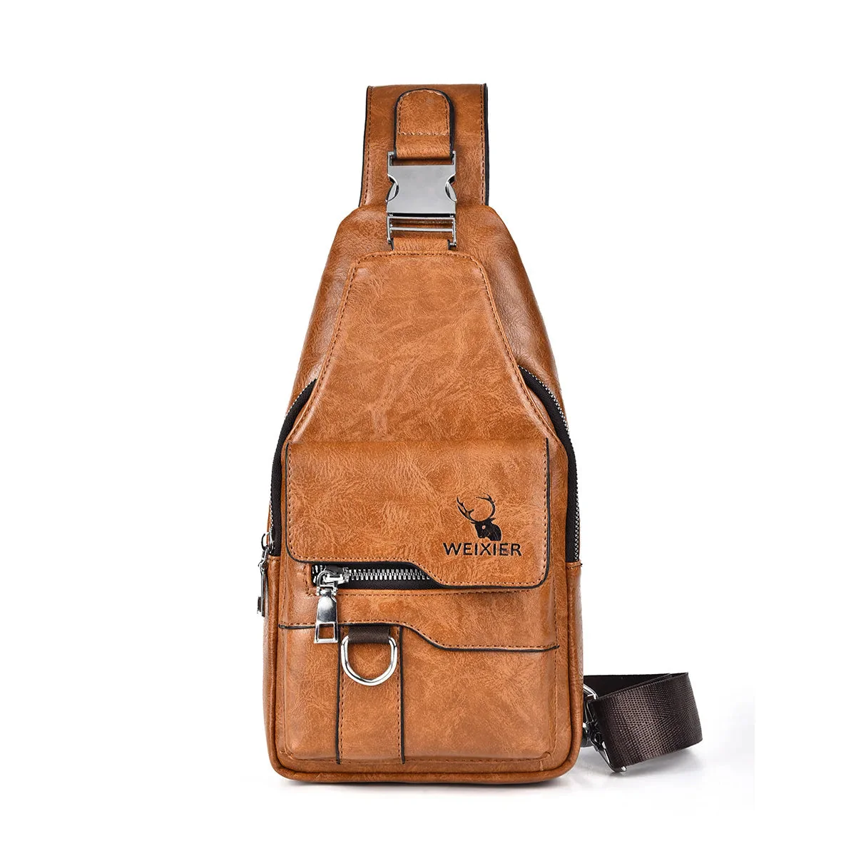 Phoenix Leather Crossbody Bag - Image 9