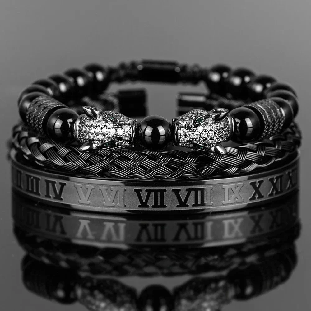 Men's Shiny Ármeths Bracelet Set - Image 10