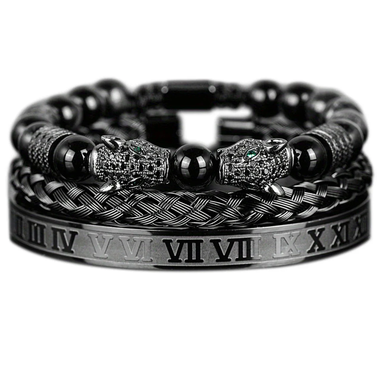 Men's Shiny Ármeths Bracelet Set - Image 15