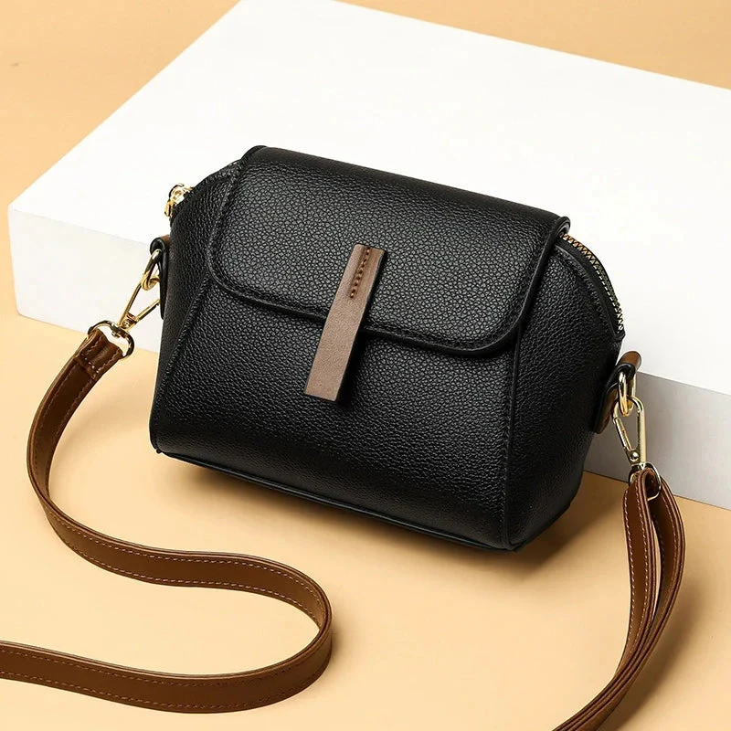 Millena Leather Shoulder Bag - Image 12