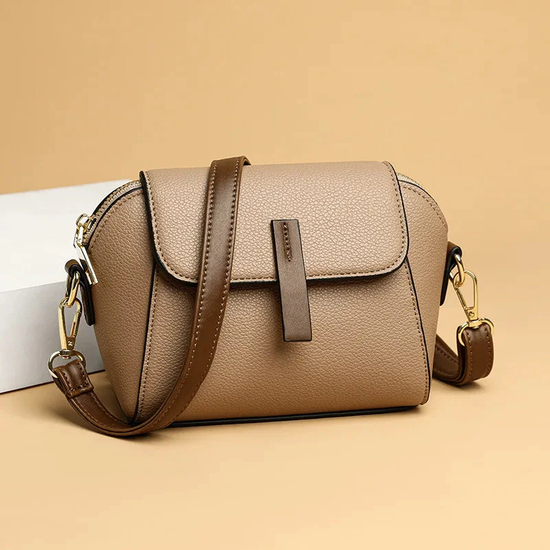 Millena Leather Shoulder Bag - Image 13