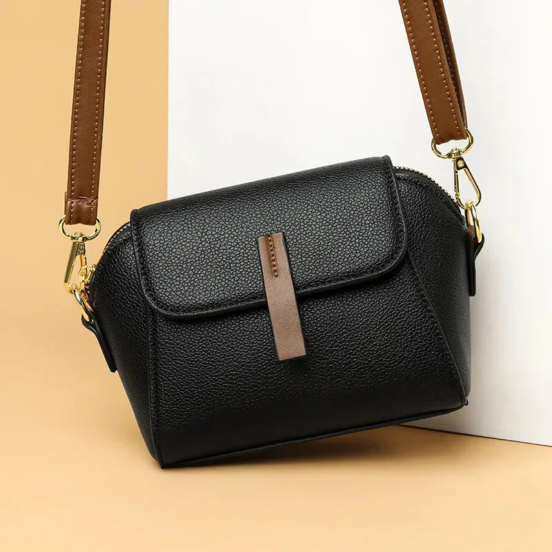 Millena Leather Shoulder Bag - Image 5