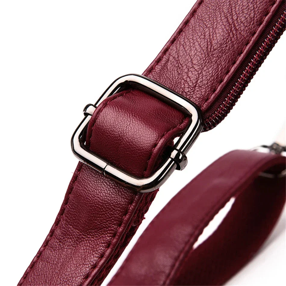 Multifunctional Women's Leather Backpack Allessa - Image 25