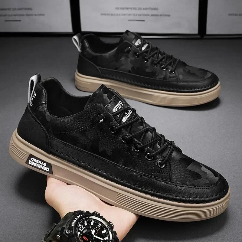 Orena Versatile Casual Leather Men's Shoes - Image 3